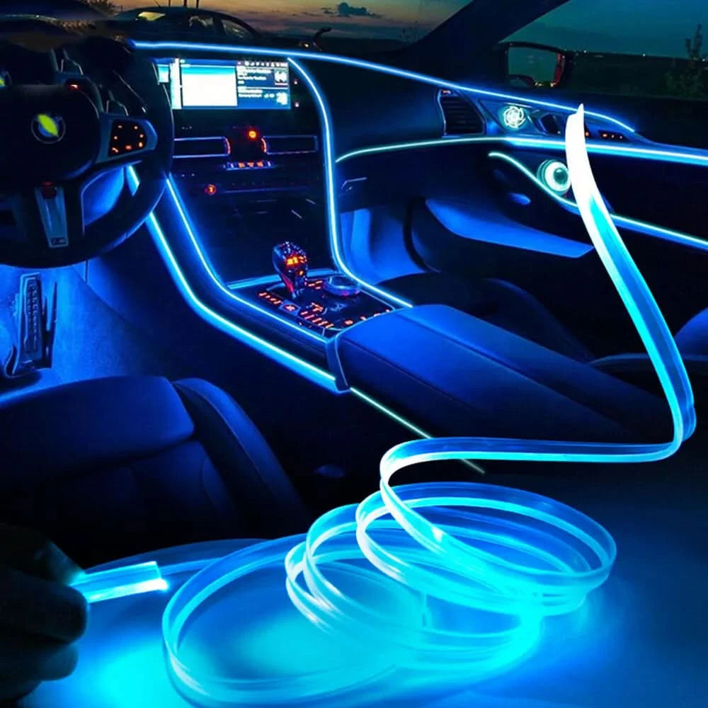 Iluminação LED para um interior de carro estiloso 
