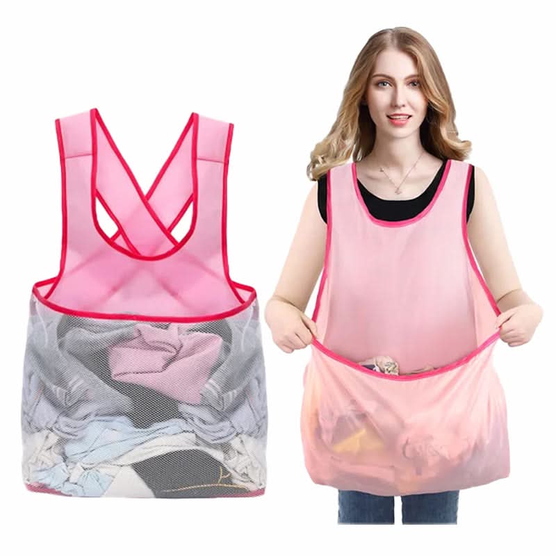 Avental funcional saco de roupa - Prático e ajustável 