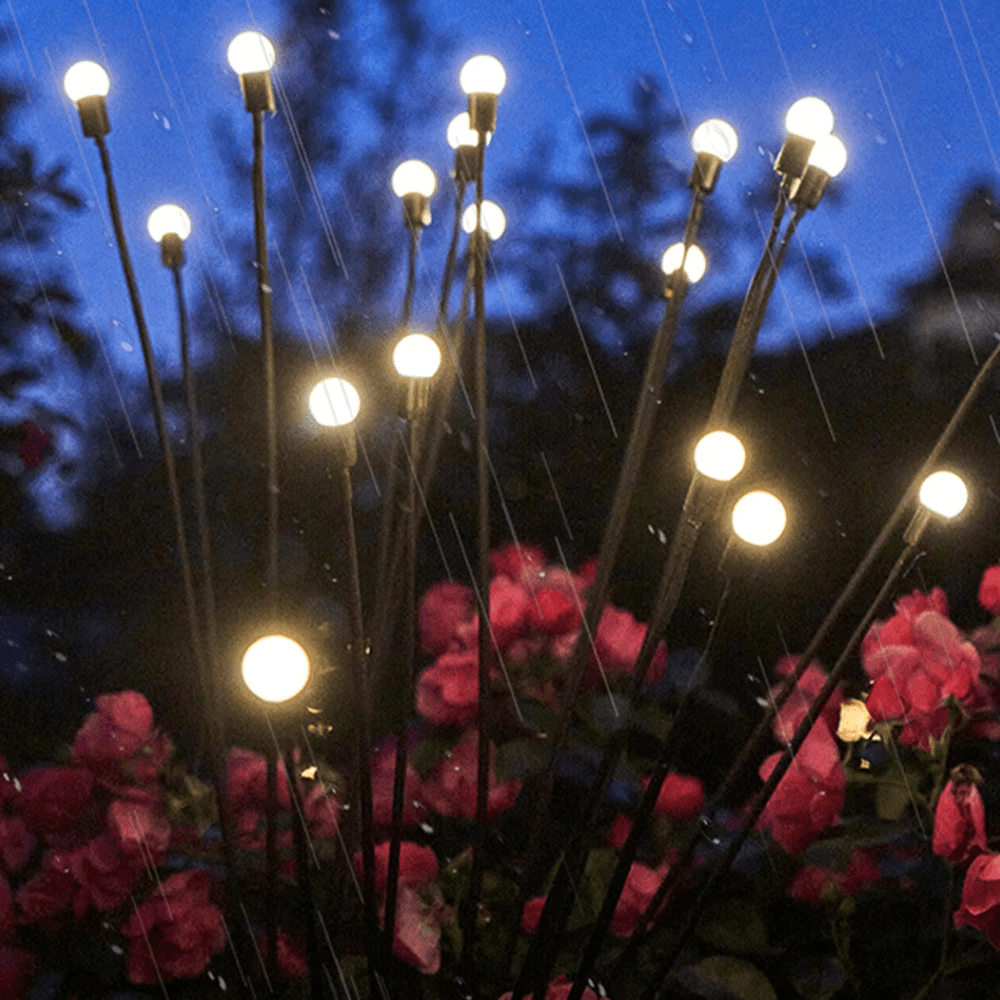 Zahradní lampy s světluškami 